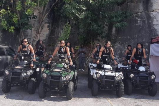 Nassau ATV tour with beach stop and authentic Bahamian lunch & Beverage included