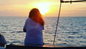 Beautiful sunset sail in Nassau
